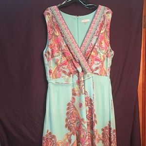 BEAUTIFUL Sandra Darren sleeveless dress. NWOT